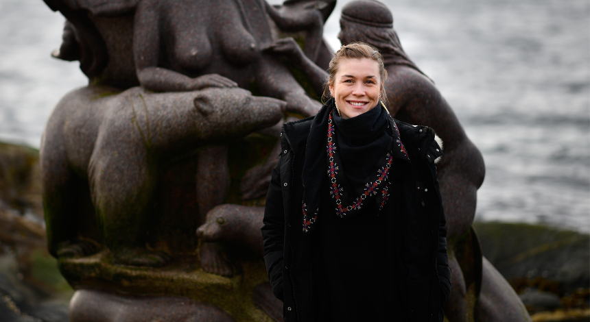 Portræt af Maria B. Kreutzmann