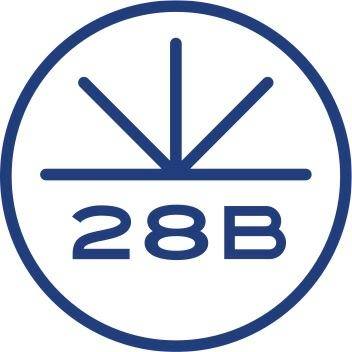 Logo af Forlaget 28B